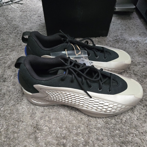 Adidas Anthony Edwards 1 Low Men Size 13 Black Blue And Metallic New 022026 - Picture 6 of 9